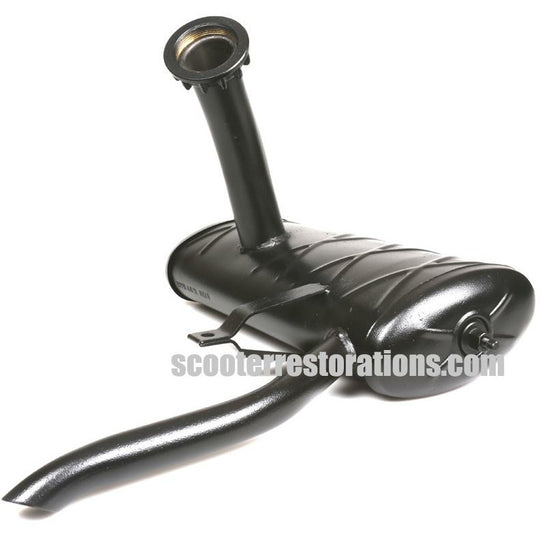 Model D MK II/III Exhaust & Tailpipe (without Chrome Pipe) Casa Lambretta M 189-M189/L