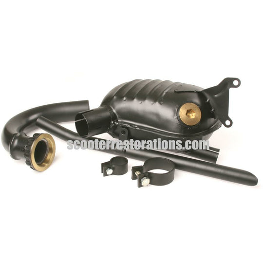 TV175 Series 1 Exhaust & U-Bend with Tail Pipe (Original Spec) Casa Lambretta M 192/C
