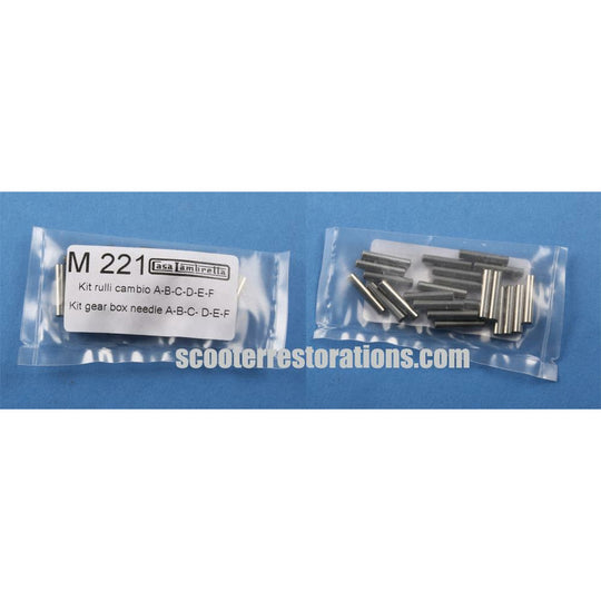 D/LD Neutral Gear Needle Roller Kit (Set of 24) Casa Lambretta M 221