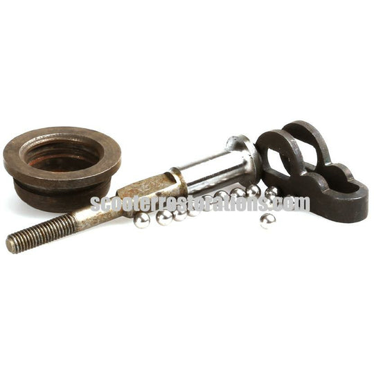 D/LD MK I & MK II Clutch Pull Rod/Ball Bearings & Bearing Cup Set (Casa Lambretta M 270)