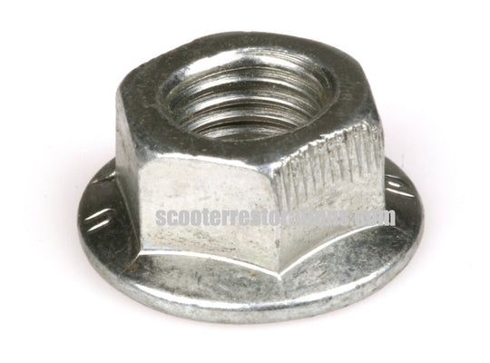Vespa Clutch Flanged Nut - 8 Spring Type (Large Frame) New Type Clutch
