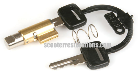 Vespa Steering Lock & Keys (50-125 Rally Super PE PX) 4mm wide