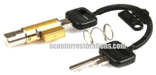 Vespa Steering Lock & Keys (50-125 Rally Super PE PX) 6mm wide