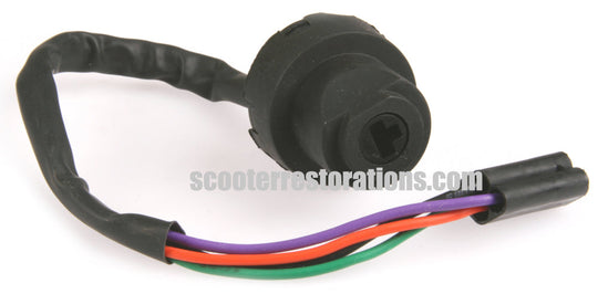 Vespa DC Ignition Switch - Under Horncasting (4 Wire) PK PXEFL T5 PX Disc