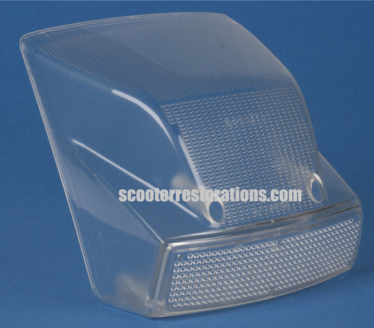 Vespa Rear Light Lens - Clear (PX125E PX200E DISC 1998 ON)