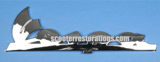 Vespa Side Panel Badge (PX125 200E Disc) Chrome Plastic